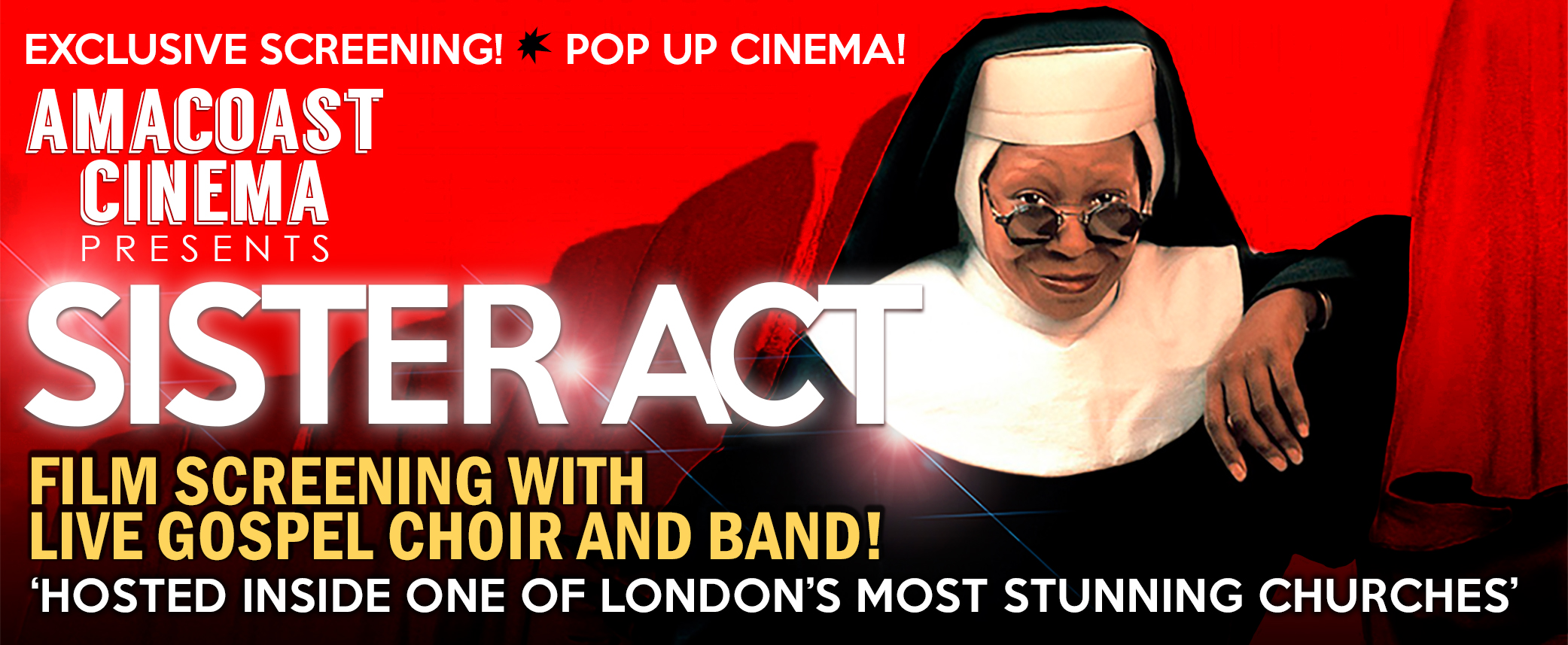 UGCY Partners with Amacoast Cinema on Sister Act immersive screening!